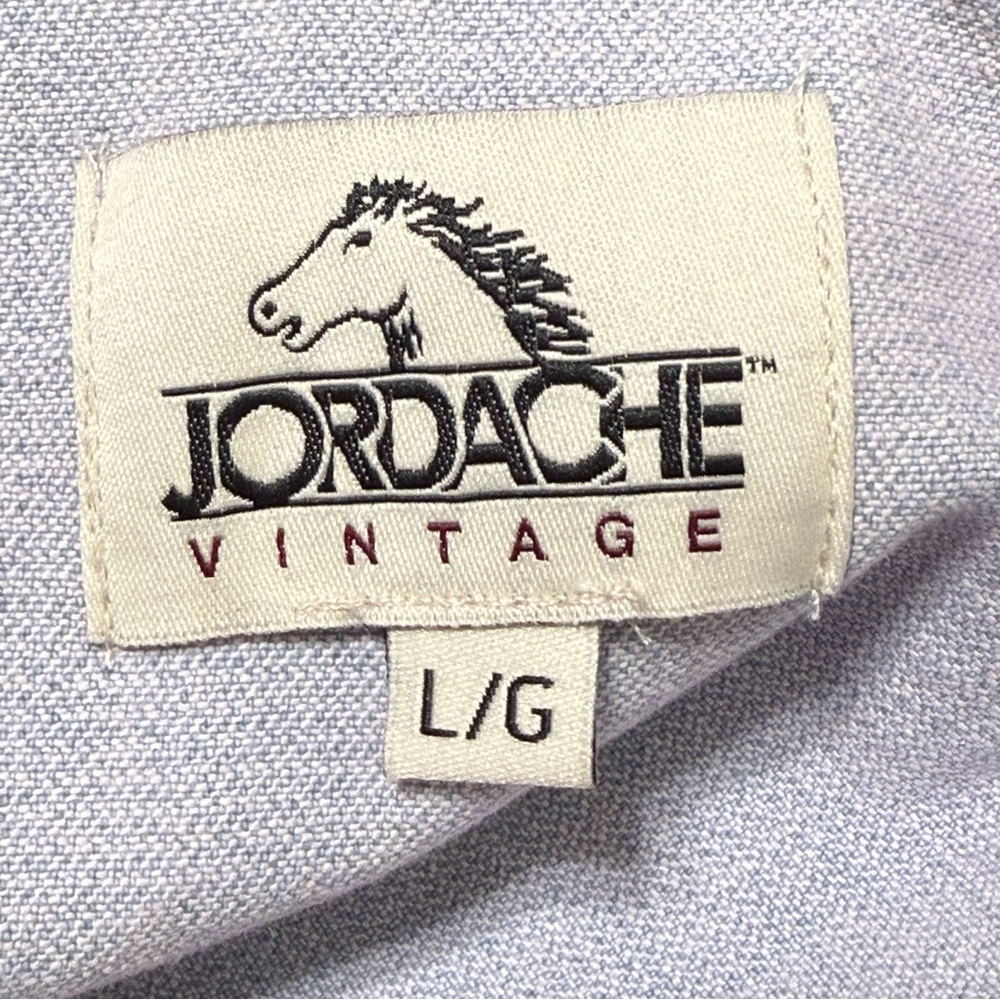 Jordache Vintage Ombre Pink Denim Button Front Tank Dress Size Large - Picture 7 of 10